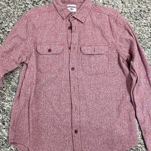 Large Old Navy Solid Flannel Shirt